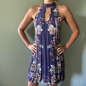 Francesca’s floral razorback dress